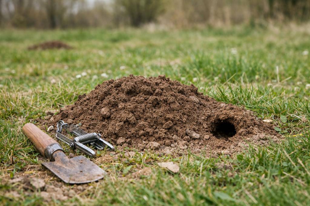 Comment reconnaître un trou de taupe et agir avec un taupier professionnel