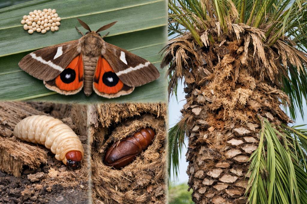 Oeuf papillon palmier : cycle de vie, dégâts potentiels et gestion globale des nuisibles de jardin dans le rhône