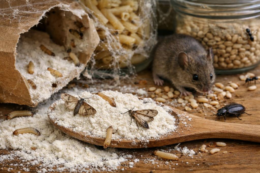 Mite de farine danger : risques pour la maison et lien avec les autres nuisibles dans vos jardins du rhône